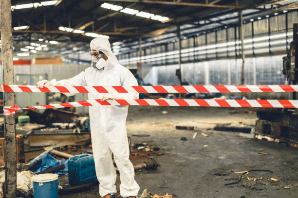 Professional Infectious Disease Decontamination technician working in Acampo, CA